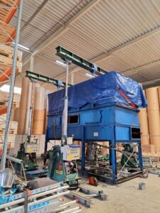 verplaatsen thermische naverbrander
